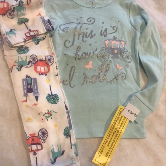 Carter's Other - NWt carters cinderella pajamas 6 princess birthday
